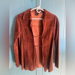 Wet Seal Brown Suede Jacket
